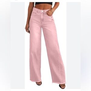 Sidefeel Womens Wide Leg
Jeans High Waisted Strechy... Size 4